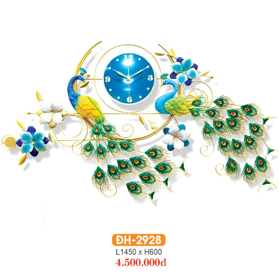 Đồng Hồ Trang Trí Hiện Đại HF-2928