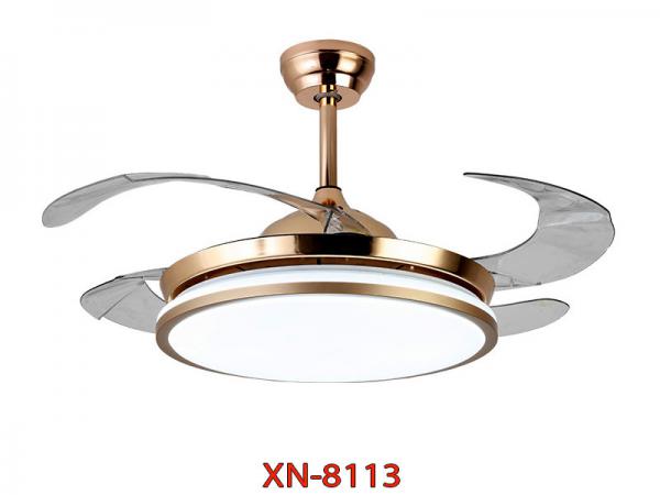 Quạt Trần Cánh Cụp XN-8113 Đèn 3 Chế Độ Sáng