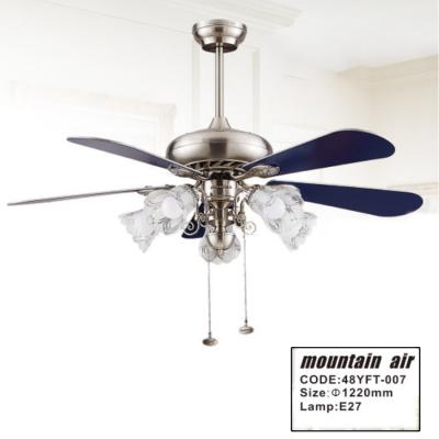 Quạt Trần LT-48YFT-007 Có Đèn Chùm, Thiết Kế Cổ Điển