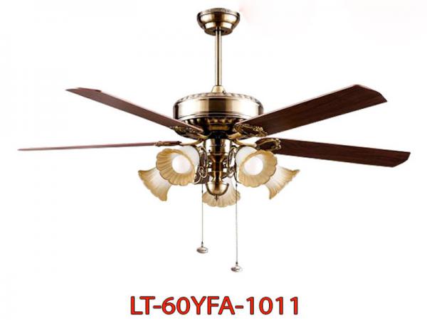 Quạt Trang Trí Có Đèn LT-60YFA-1011 Thiết Kế 5 Cánh Cổ Điển