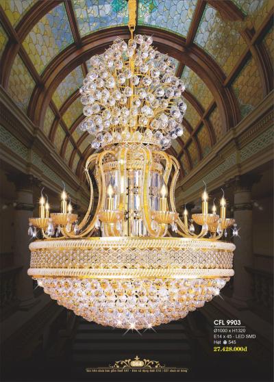 Đèn chùm pha lê Sang Trọng