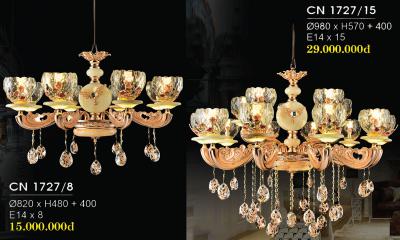 Đèn Chùm Trang Trí Hiện Đại Mẫu Mới Nhất CN-1727/8