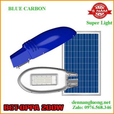 Đèn Đường Năng Lượng Mặt Trời Blue Carbon BCT- OPPA 200W Bảo Hành 5 Năm
