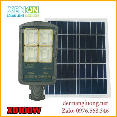 Đèn Đường Rời Thể Xenon XD100W Năng Lượng Mặt Trời
