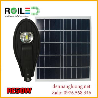 Đèn đường Roiled RE50W năng lượng mặt trời