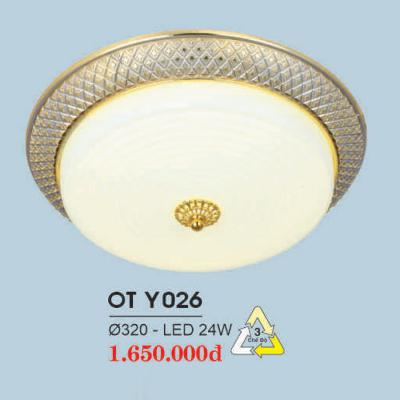 Đèn Ốp Trang Trí Hiện Đại Năm 2022 OT-Y026