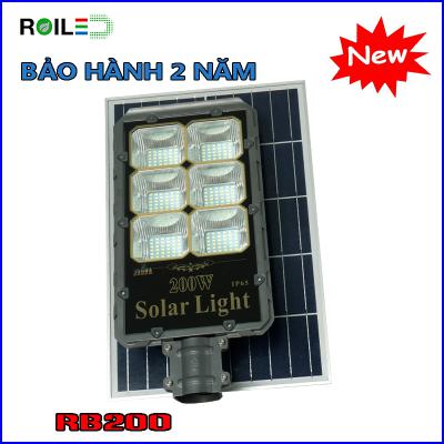 Đèn Roiled RB200W tấm pin rời| Bảo hành 2 năm