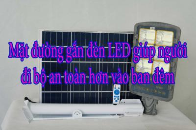 Mặt đường gắn đèn LED giúp người đi bộ an toàn hơn vào ban đêm