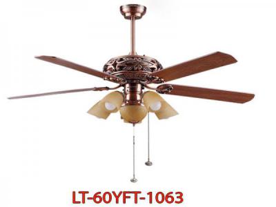 Quạt Trần Đèn Cánh Gỗ Hiện Đại LT-60YFT-1063