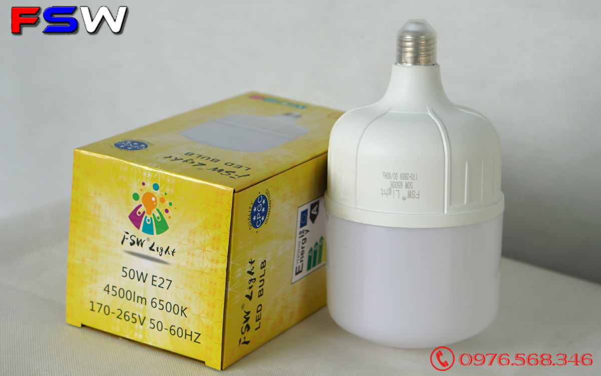 Đèn bulb FSW 50W| đèn búp công suất lớn