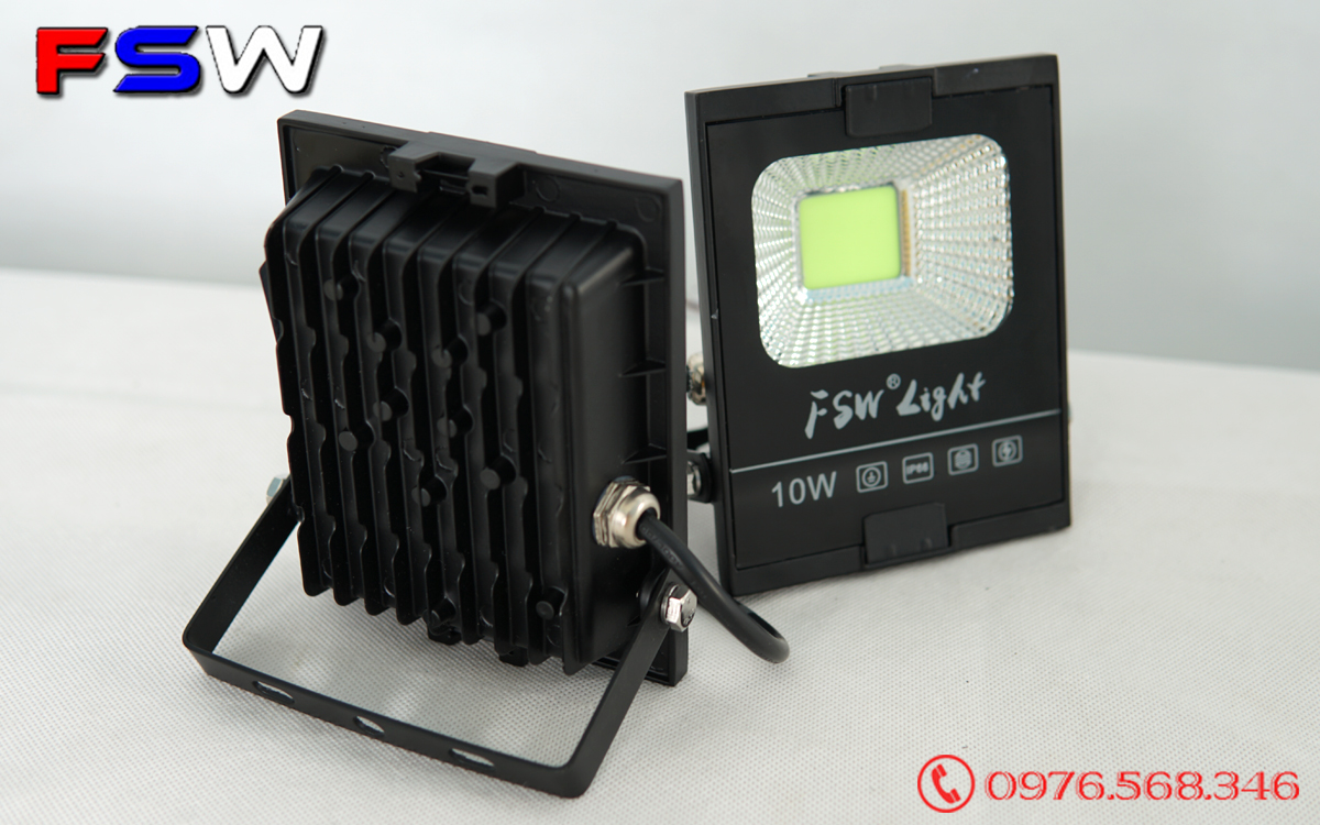 Đèn pha led FSW 10W| ánh sáng xanh lá