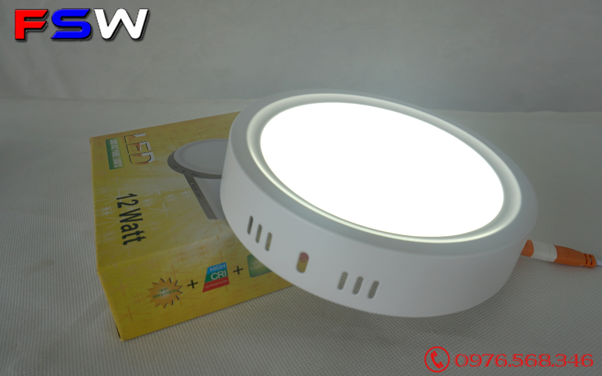 Đèn led ốp trần FSW 12W giá tốt