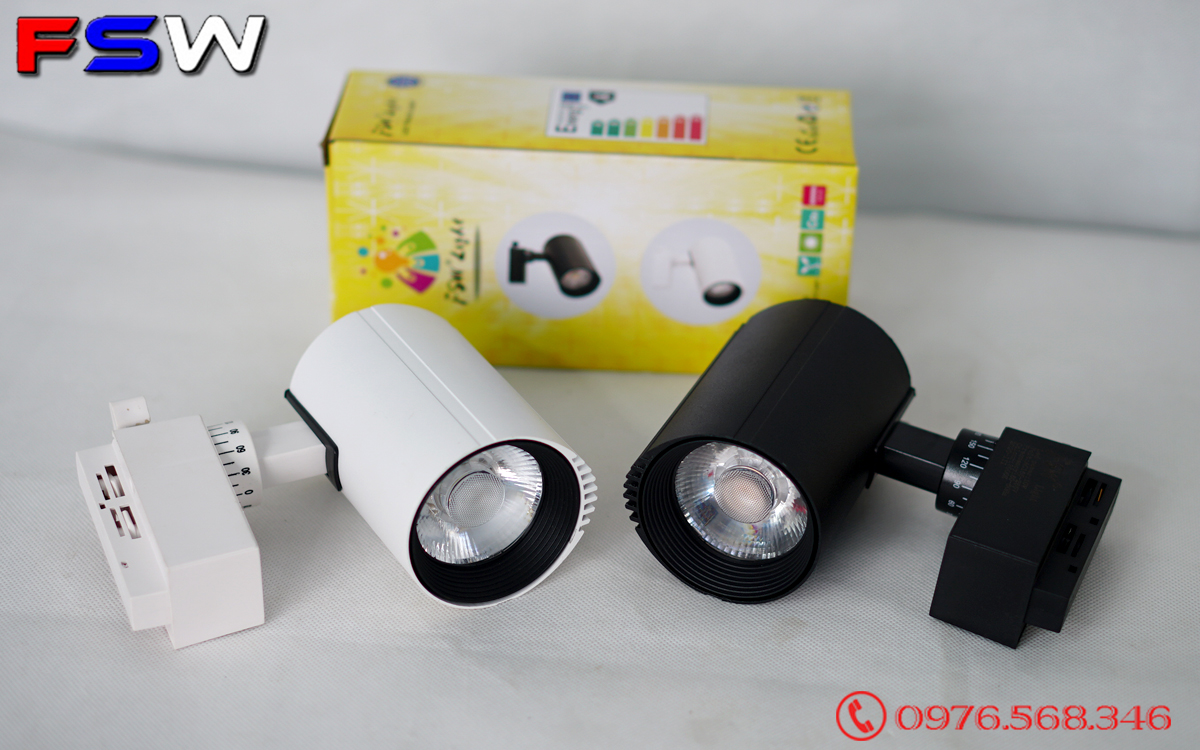 Đèn rọi thanh ray FSW 10W| ánh sáng trắng