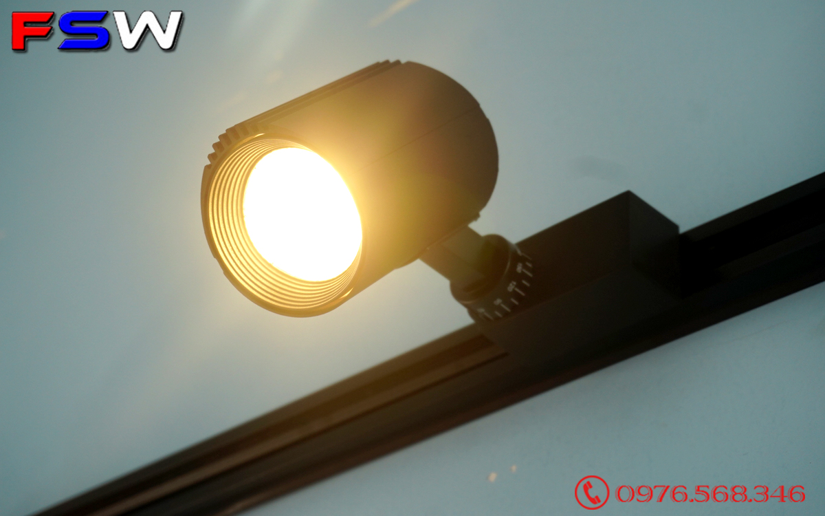 Đèn rọi thanh ray FSW 10W| ánh sáng trắng
