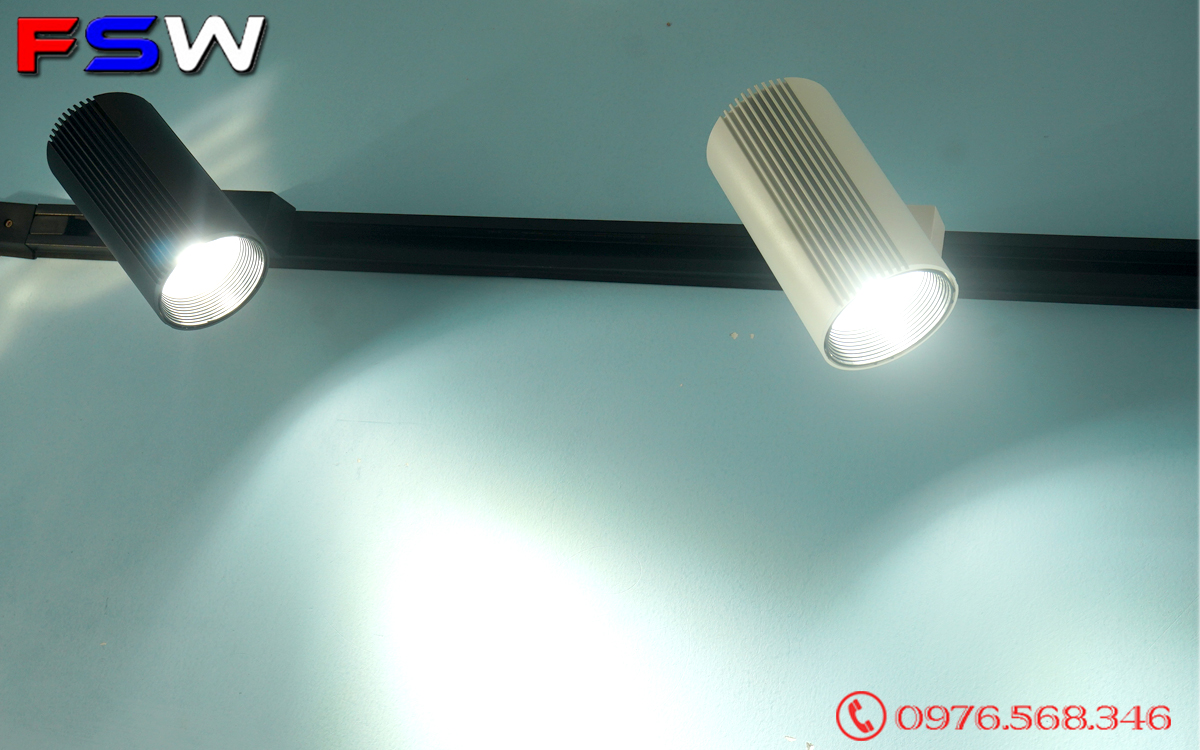 Đèn rọi gắn ray FSW 30W| ánh sáng trắng