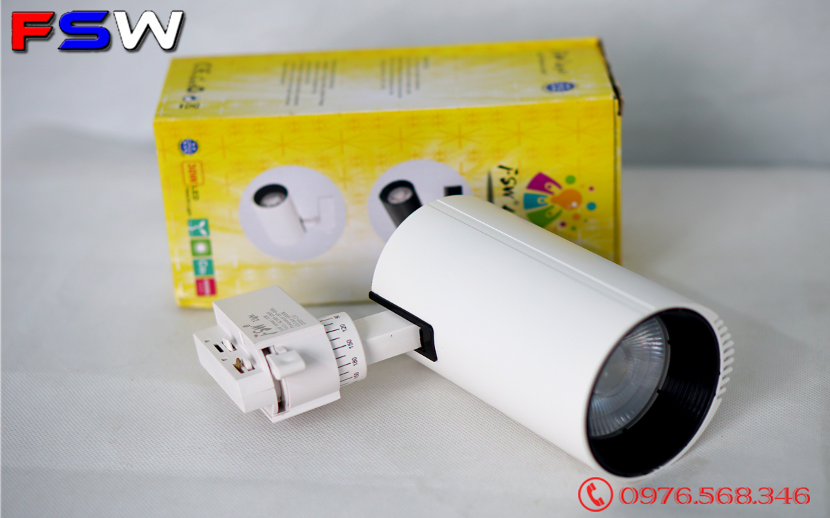 Đèn rọi gắn ray FSW 30W| ánh sáng trắng