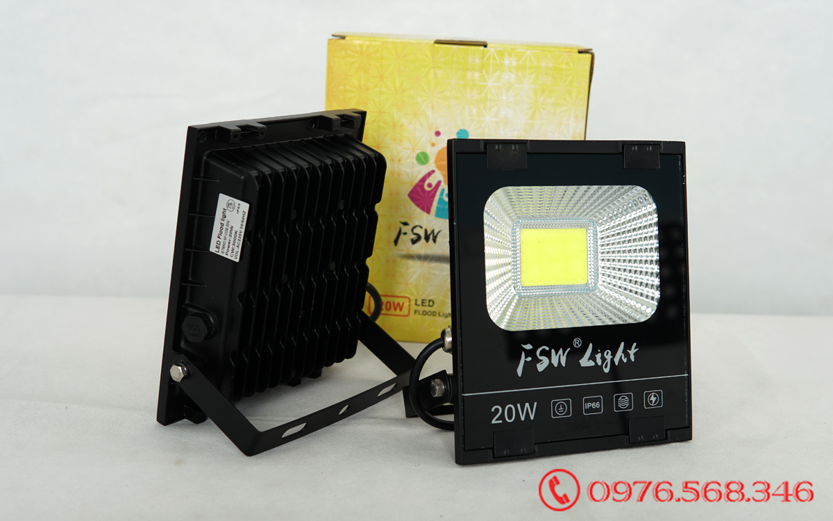 Đèn pha FSW 20W| đèn led ánh sáng trắng
