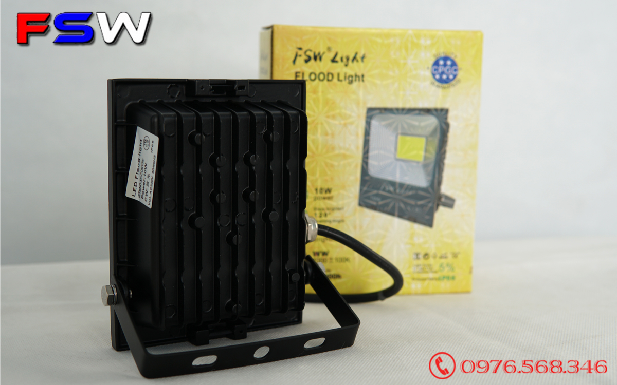 Đèn pha FSW 10W xanh dương| đèn pha COB giá rẻ