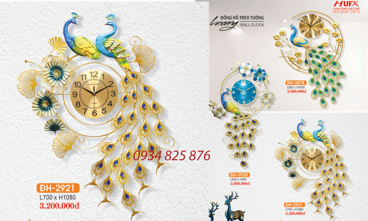 Đồng Hồ Trang Trí Hiện Đại HF-2928