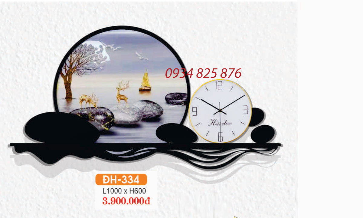 Đồng Hồ Decor Trang Trí Phòng Khách HF-686