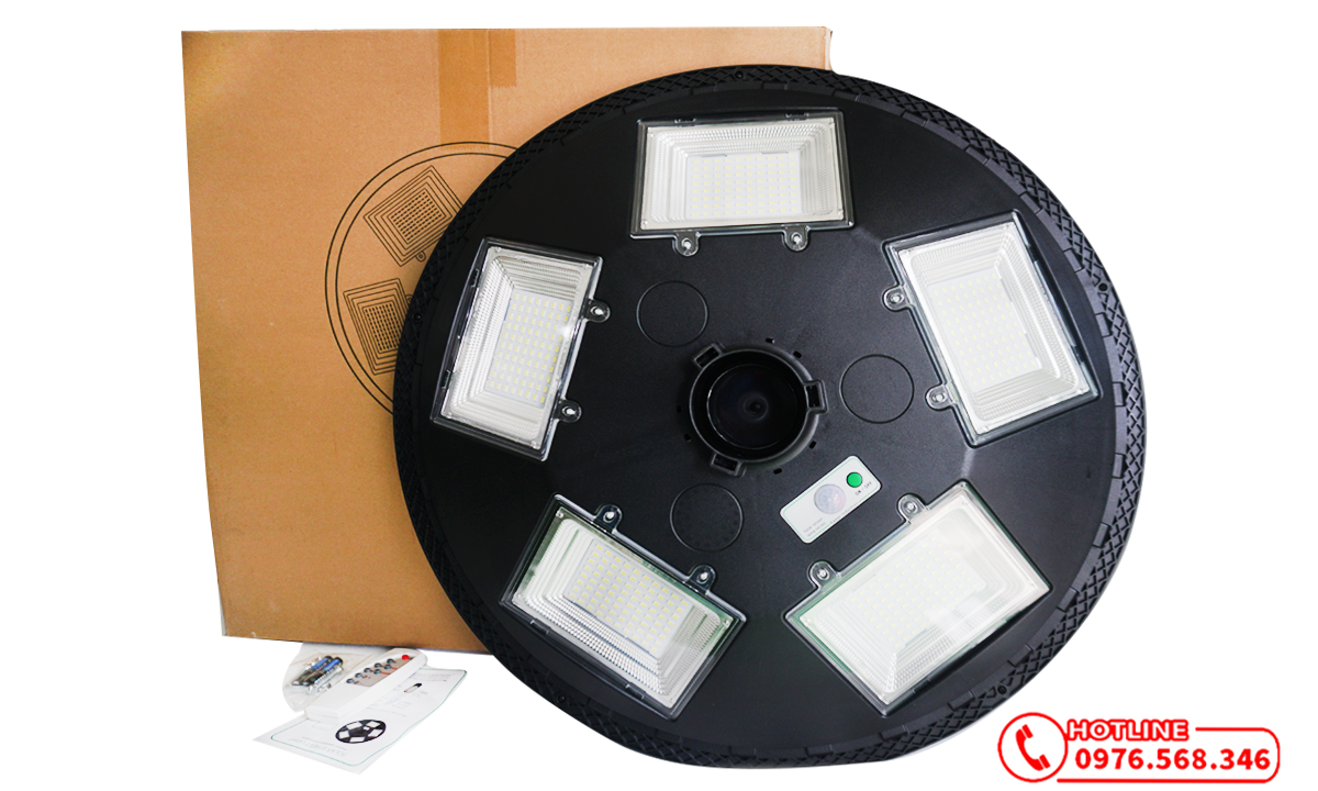 Đèn chiếu sáng sân vườn, công viên năng lượng mặt trời UFO-250W