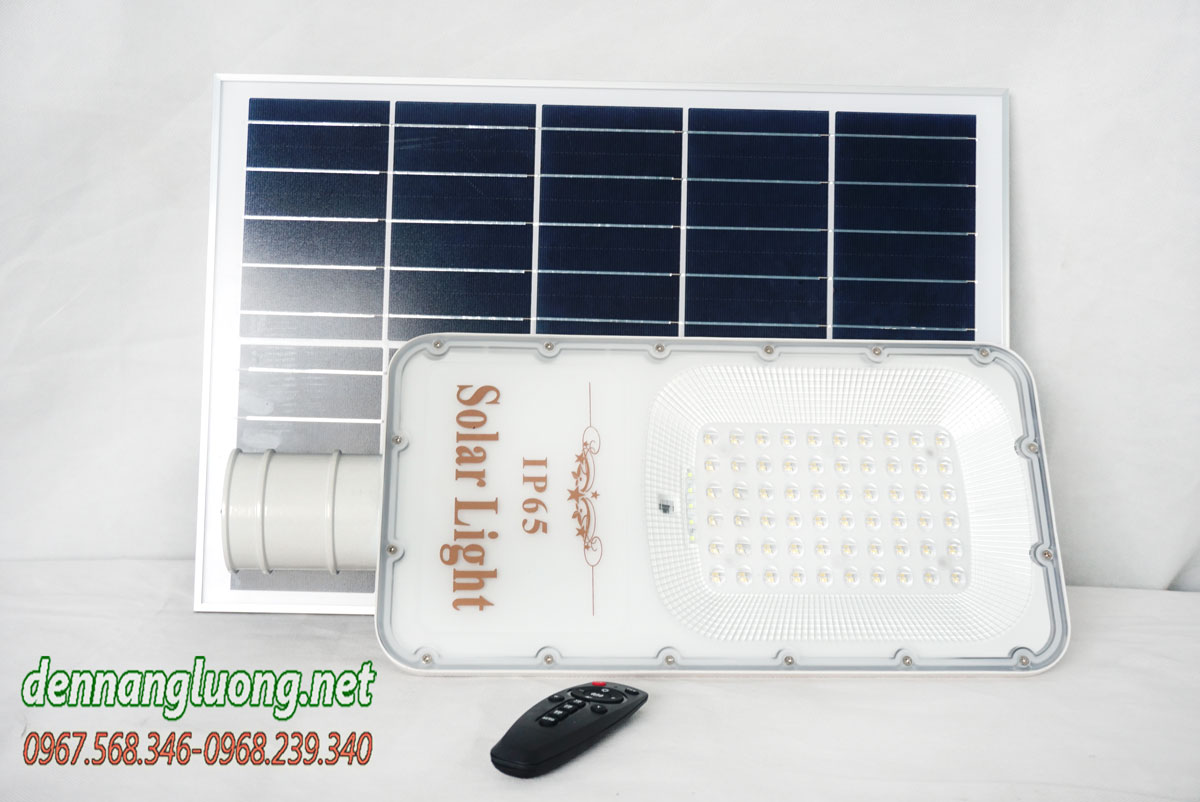 Đèn đường năng lượng mặt trời 200W siêu sáng Solarlight - E200 Đèn đường năng lượng mặt trời 200W siêu sáng Solarlight - E200