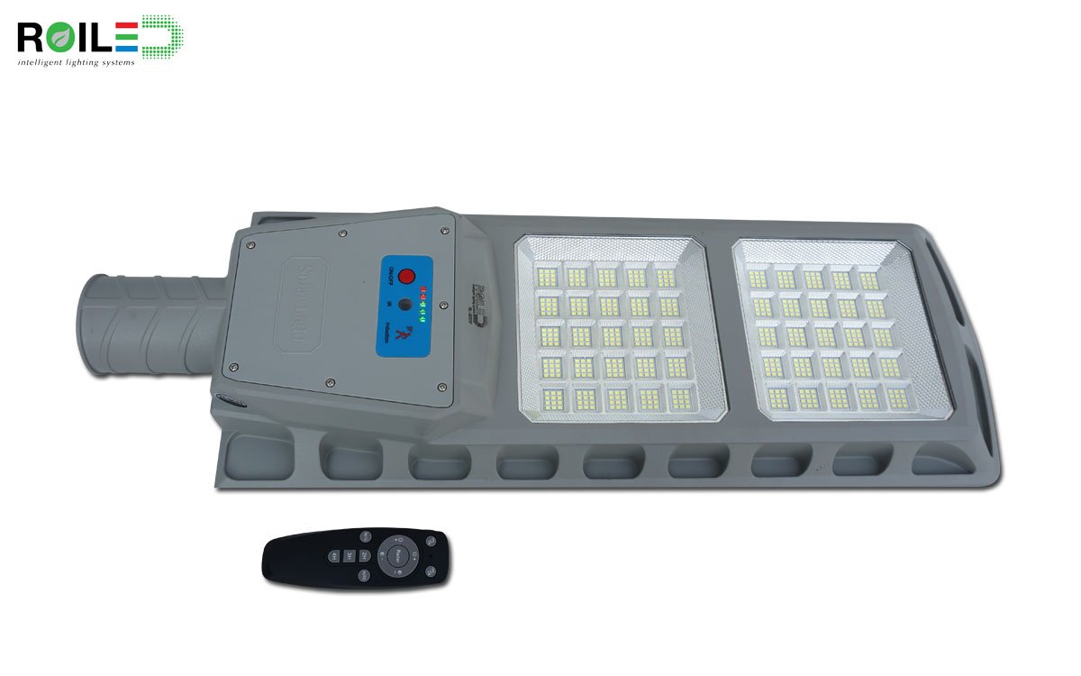 Đèn năng lượng mặt trời 200W, đèn đường tấm pin liền thể Roiled RL-200W
