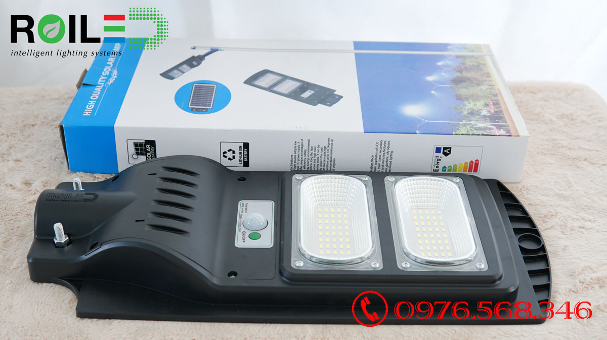 Đèn Đường Liền Thể Roiled RL60W |Năng Lượng Mặt Trời