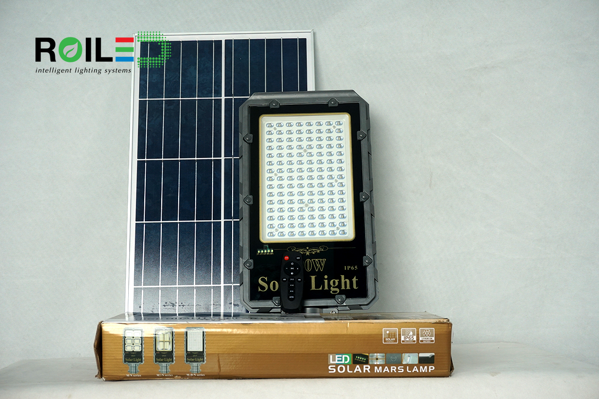 Đèn năng lượng Roiled RD300W| Tấm pin rời