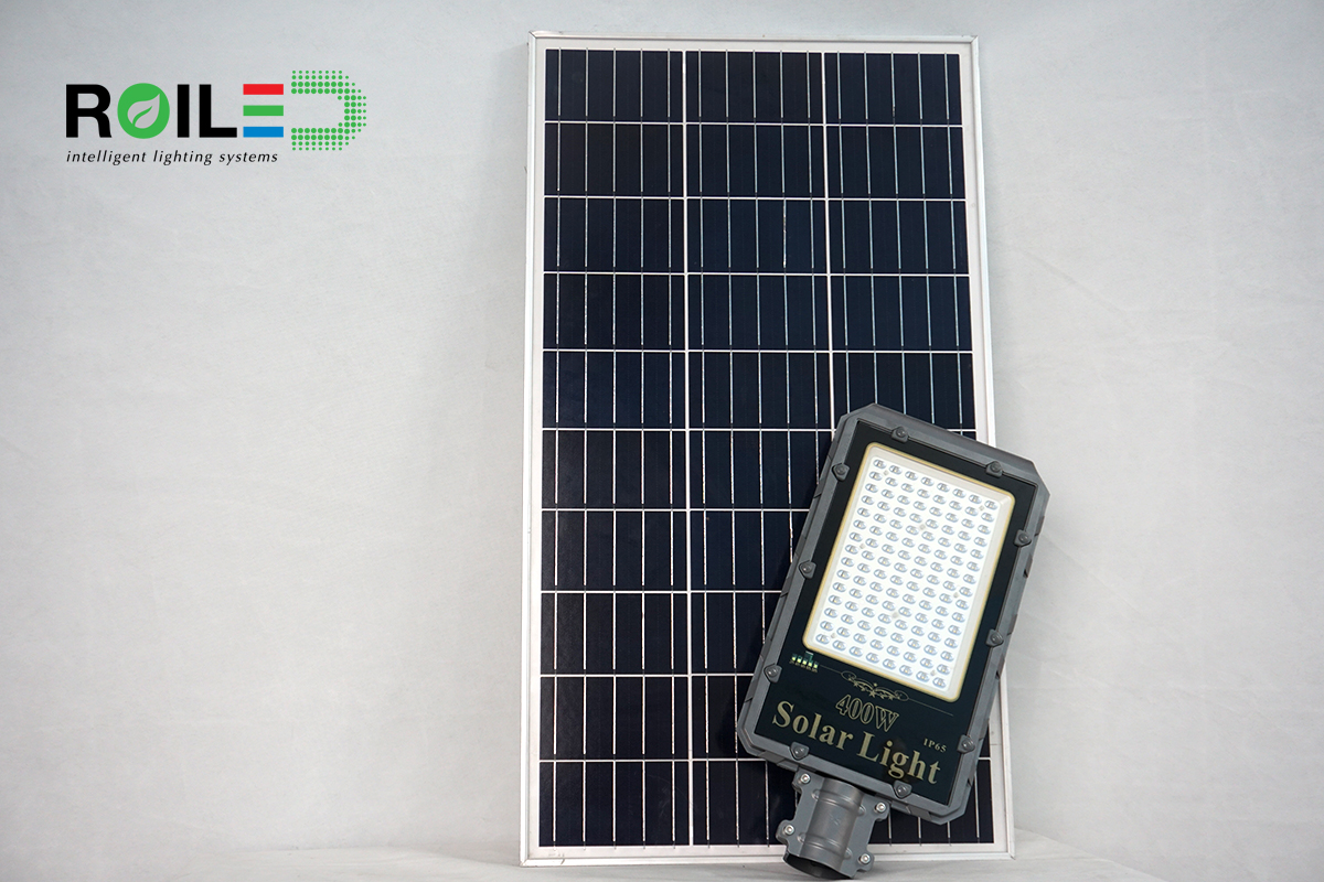 Đèn Roiled RD400W cao cấp| đèn đường NMLT pin rời