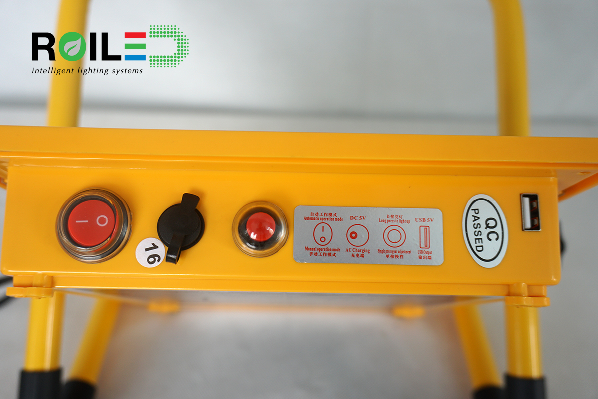 Đèn chiếu sàn, xách tay Roiled PL100W| NLMT