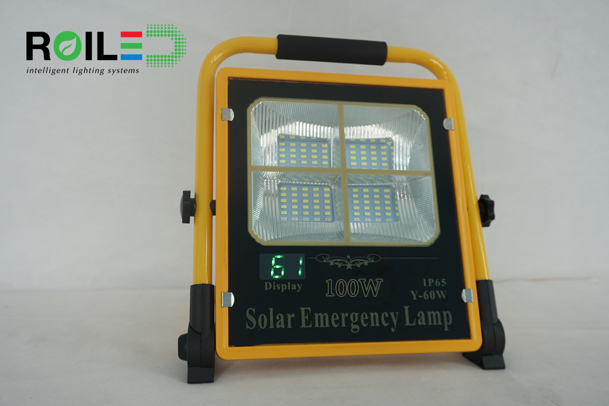 Đèn chiếu sàn, xách tay Roiled PL100W| NLMT