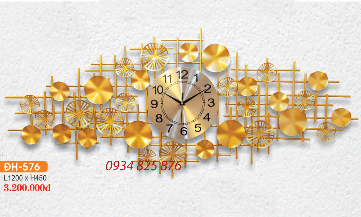Đồng Hồ Decor Trang Trí Sang Trong HF-223