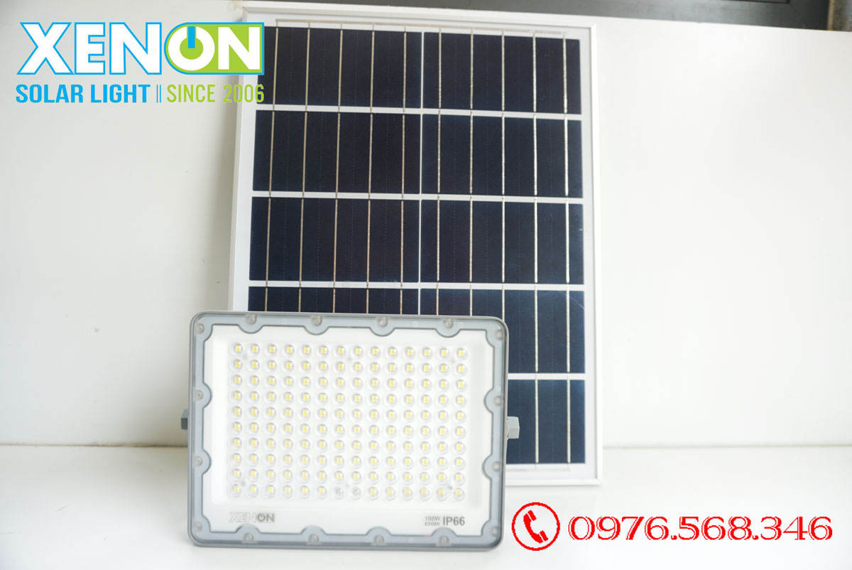 Đèn pha năng lượng mặt trời Xenon Deluxe DL100W