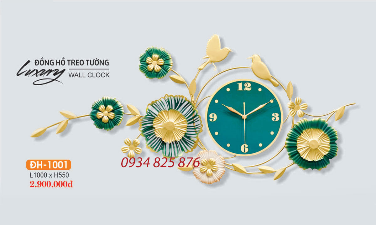 Đồng Hồ Decor Trang Trí Phòng Khách HF-688
