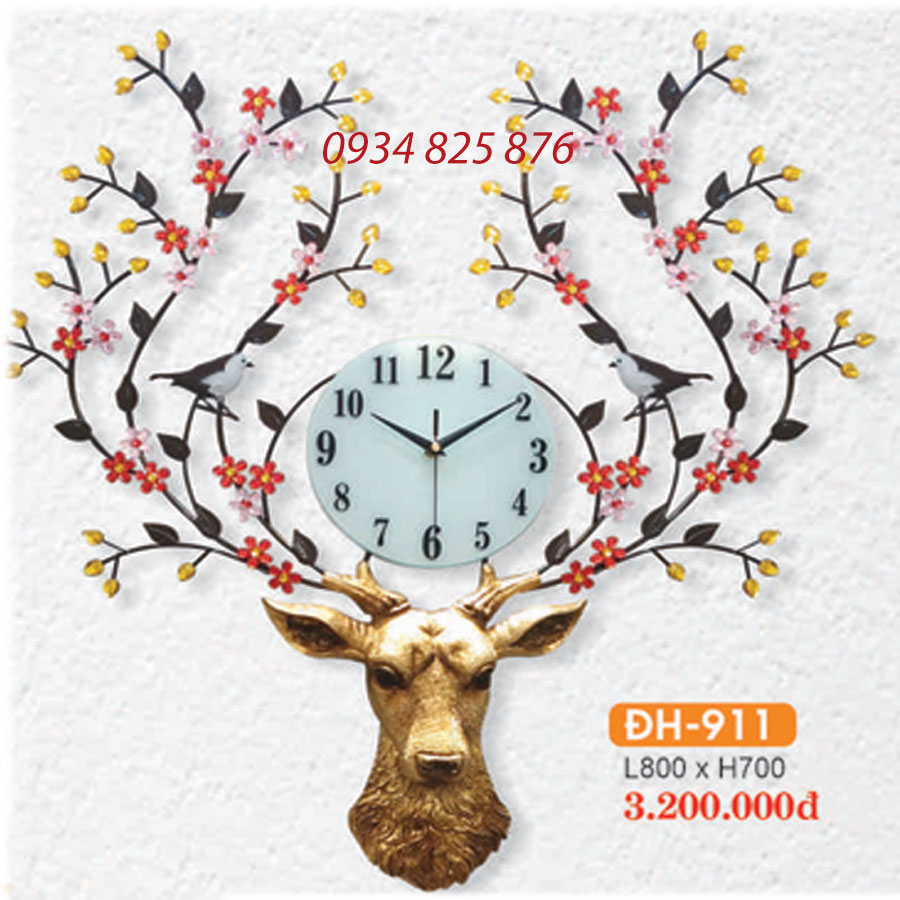 Đồng Hồ Decor Trang Trí Phòng Khách HF-987