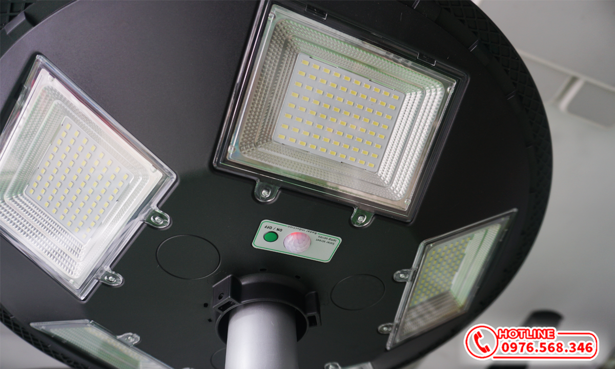 Đèn chiếu sáng sân vườn, công viên năng lượng mặt trời UFO-250W